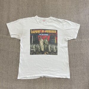 Supreme Capone N Noreaga shirt mens large white